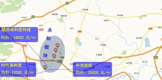 大家买增城朱村永和新塘三大板块有何不同