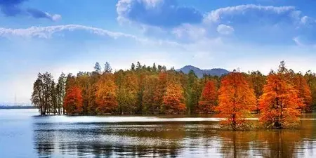 (图为青山湖风景区)