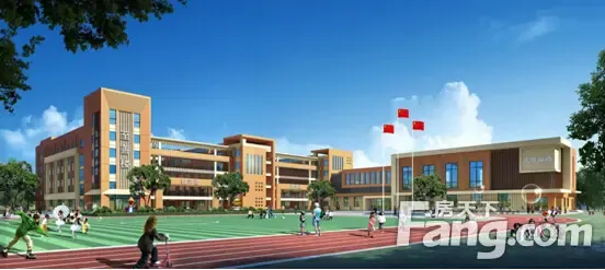 南昌万达城M区小学及幼儿园盛大开工,教育配