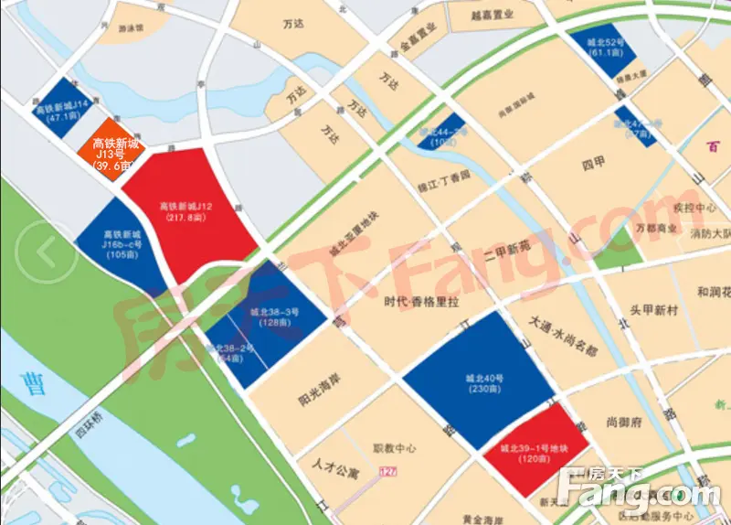土地地块|上虞城区储备地块详情一览