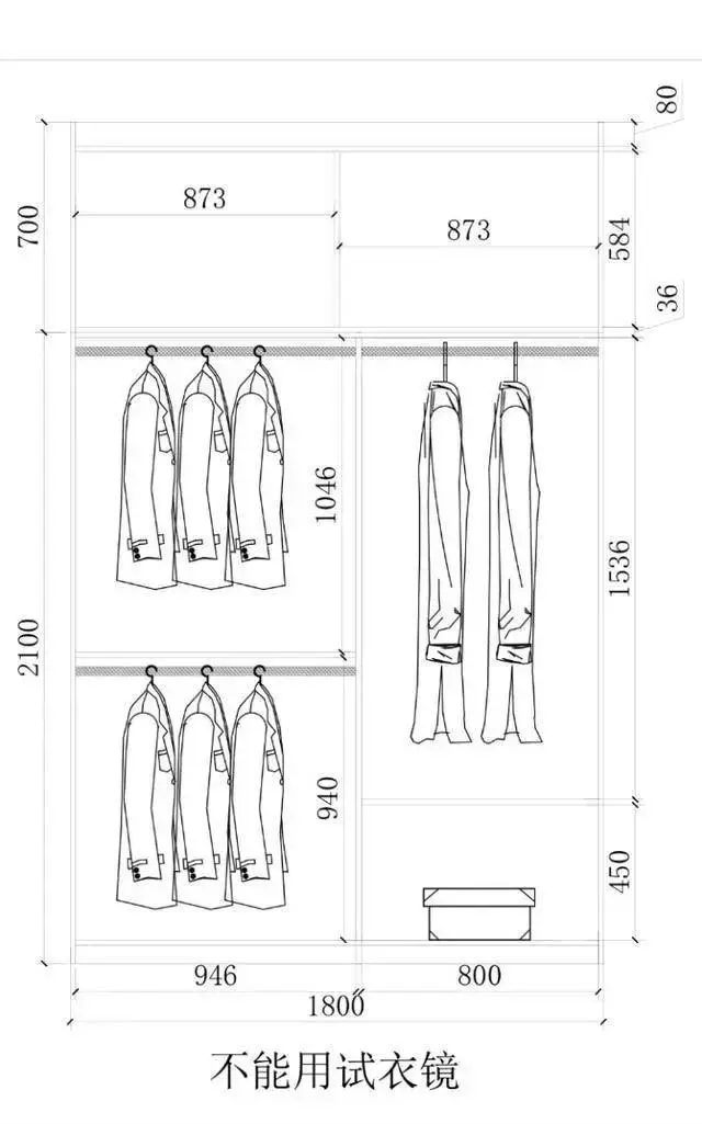 13m衣柜怎么布局62张结构尺寸图设计师压箱底私藏造